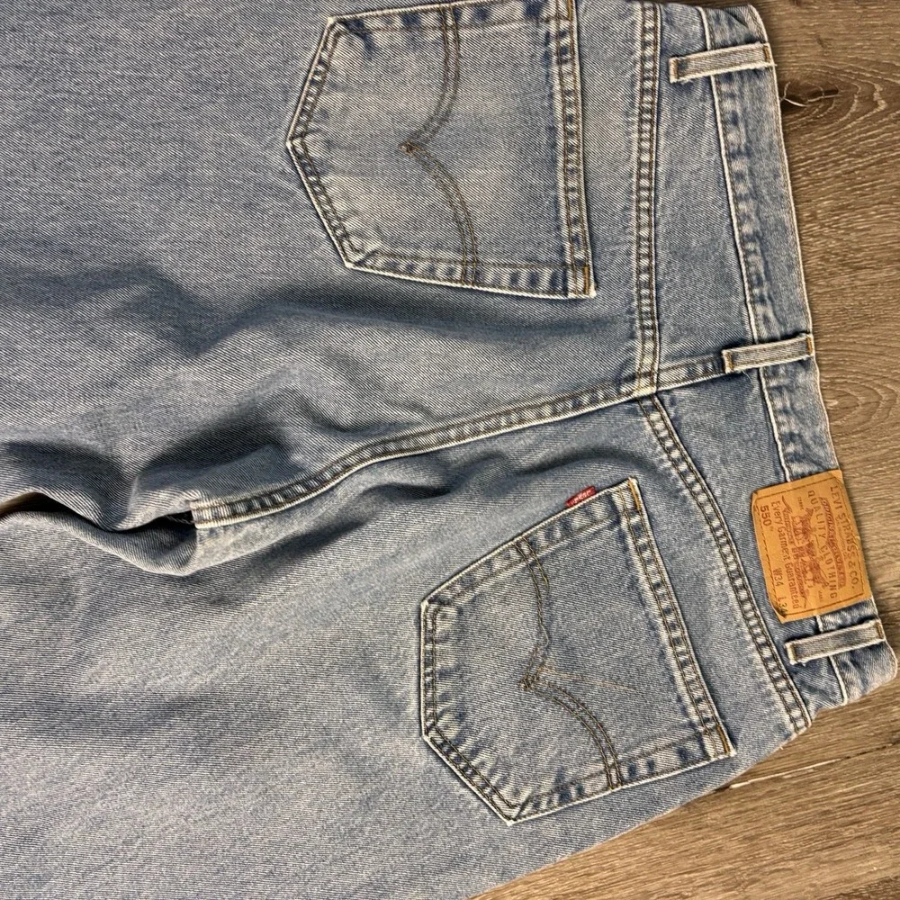 Levi's 550 Vtg 2000 Men's Jeans 34x34 (fits 32x34) Relaxed Lt Blue Stonewash Y2K